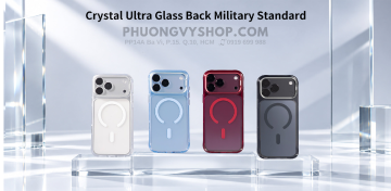 Ốp HODA Crystal Ultra Magsafe iPhone 18 Pro max / iPhone 17 Pro Max